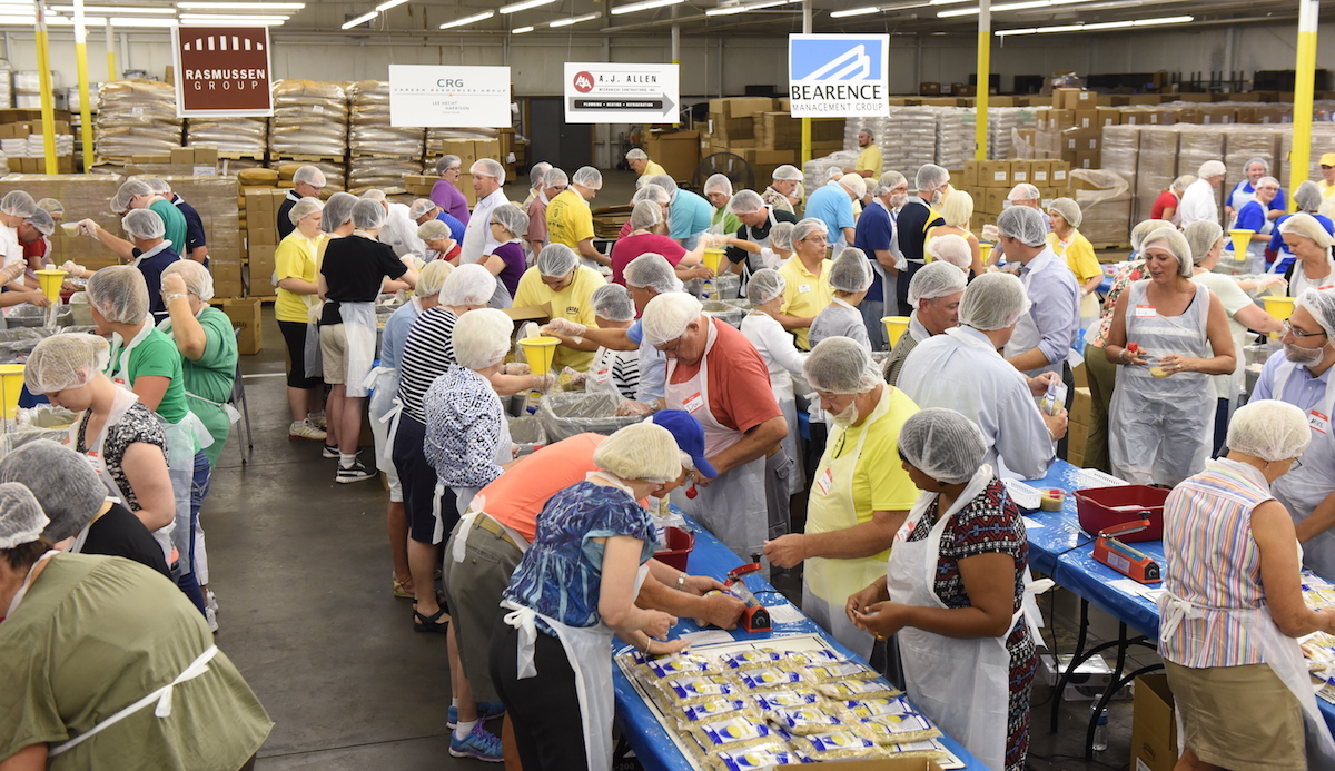 Outreach Program Des Moines Meal Packaging